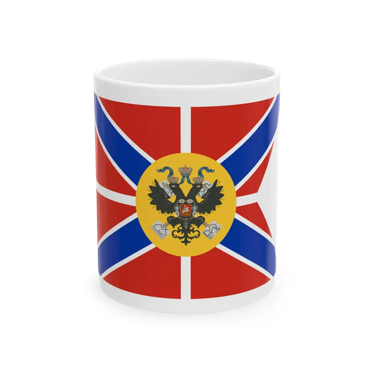 Imperial Standard of the Grand Duchess of Russia (Estonia) White Coffee Mug 11oz - Go Mug Yourself