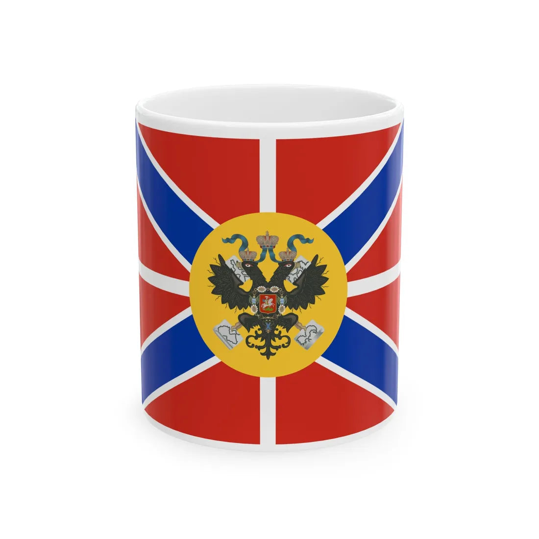 Imperial Standard of the Grand Duke of Russia (Estonia) White Coffee Mug 11oz - Go Mug Yourself