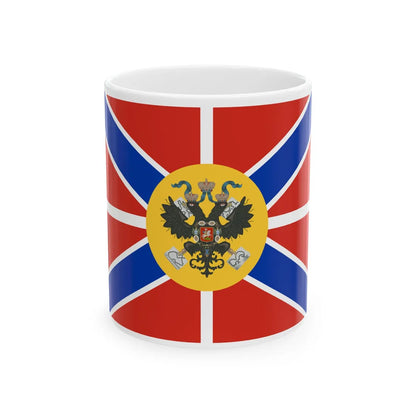 Imperial Standard of the Grand Duke of Russia (Estonia) White Coffee Mug 11oz - Go Mug Yourself