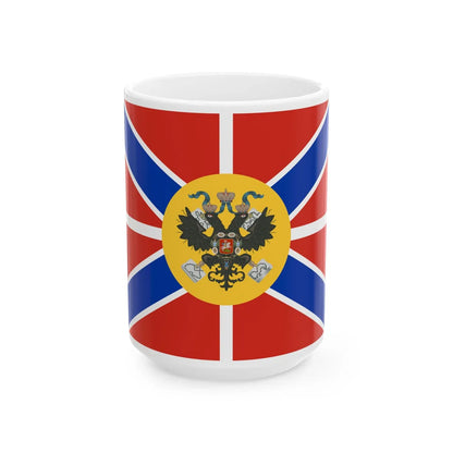 Imperial Standard of the Grand Duke of Russia (Estonia) White Coffee Mug 15oz - Go Mug Yourself