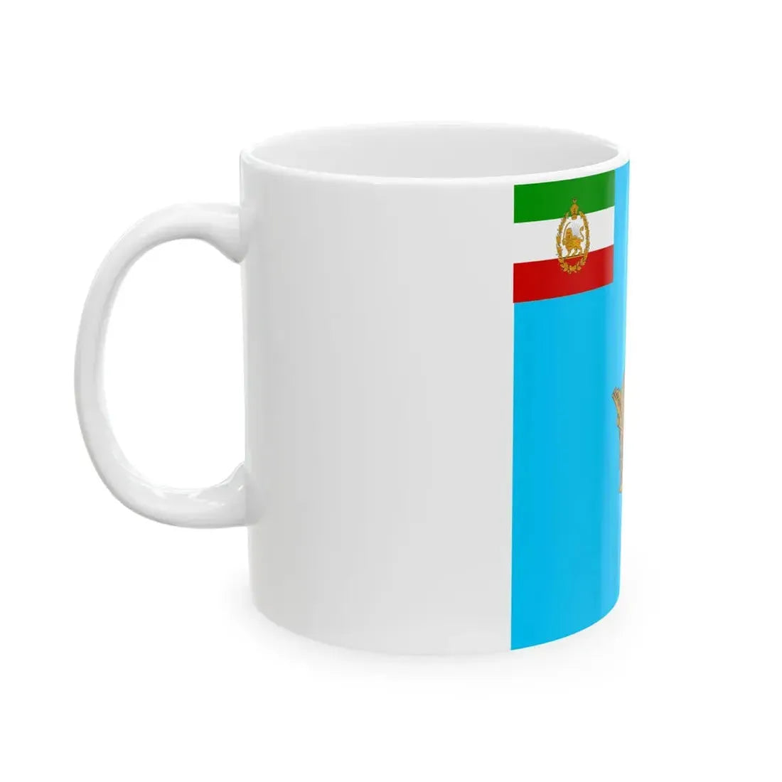 Imperial Standard of the Shah of Persia1926-71 (Iran) White Coffee Mug - Go Mug Yourself