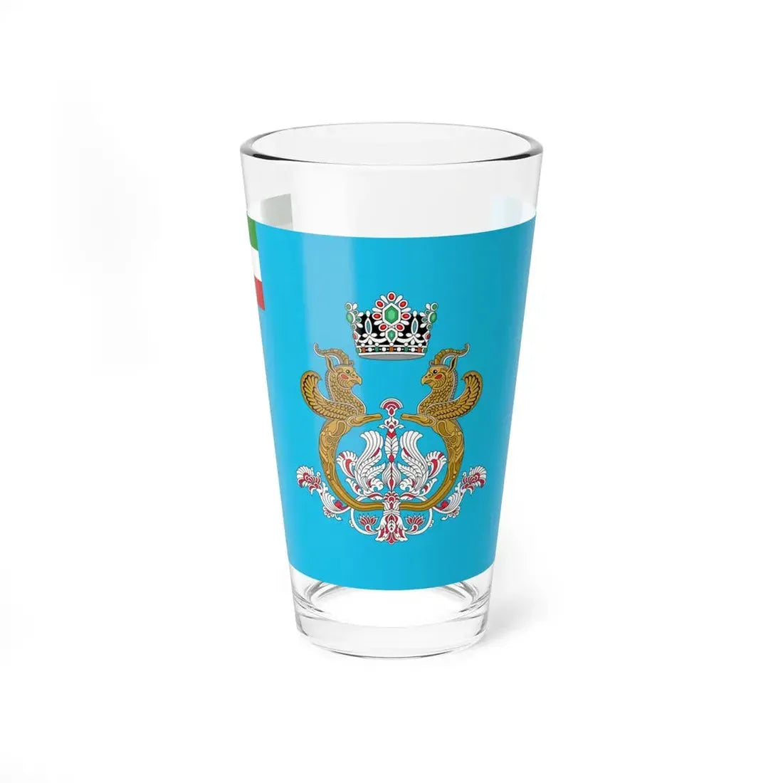 Imperial Standard of the Shahbanou of Iran (Iran) Pint Glass 16oz 16oz - Go Mug Yourself