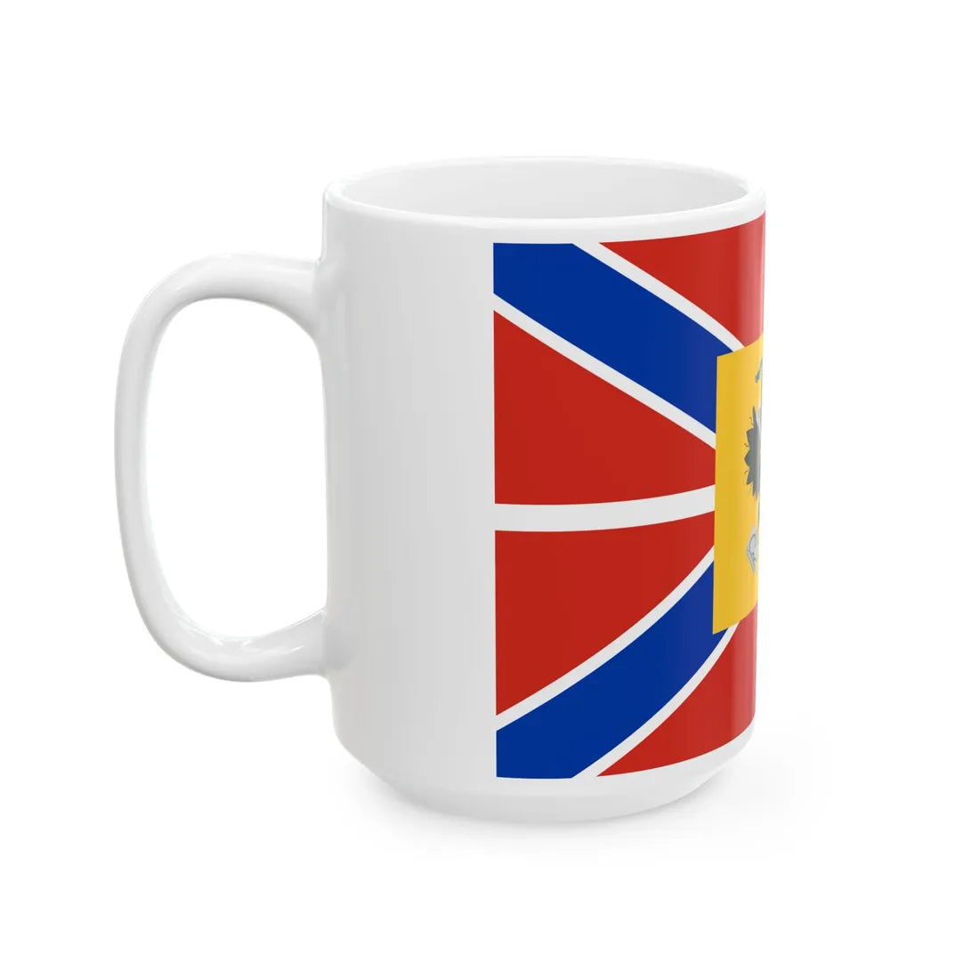 Imperial Standard of the Tsesarevich of Russia (Estonia) White Coffee Mug - Go Mug Yourself