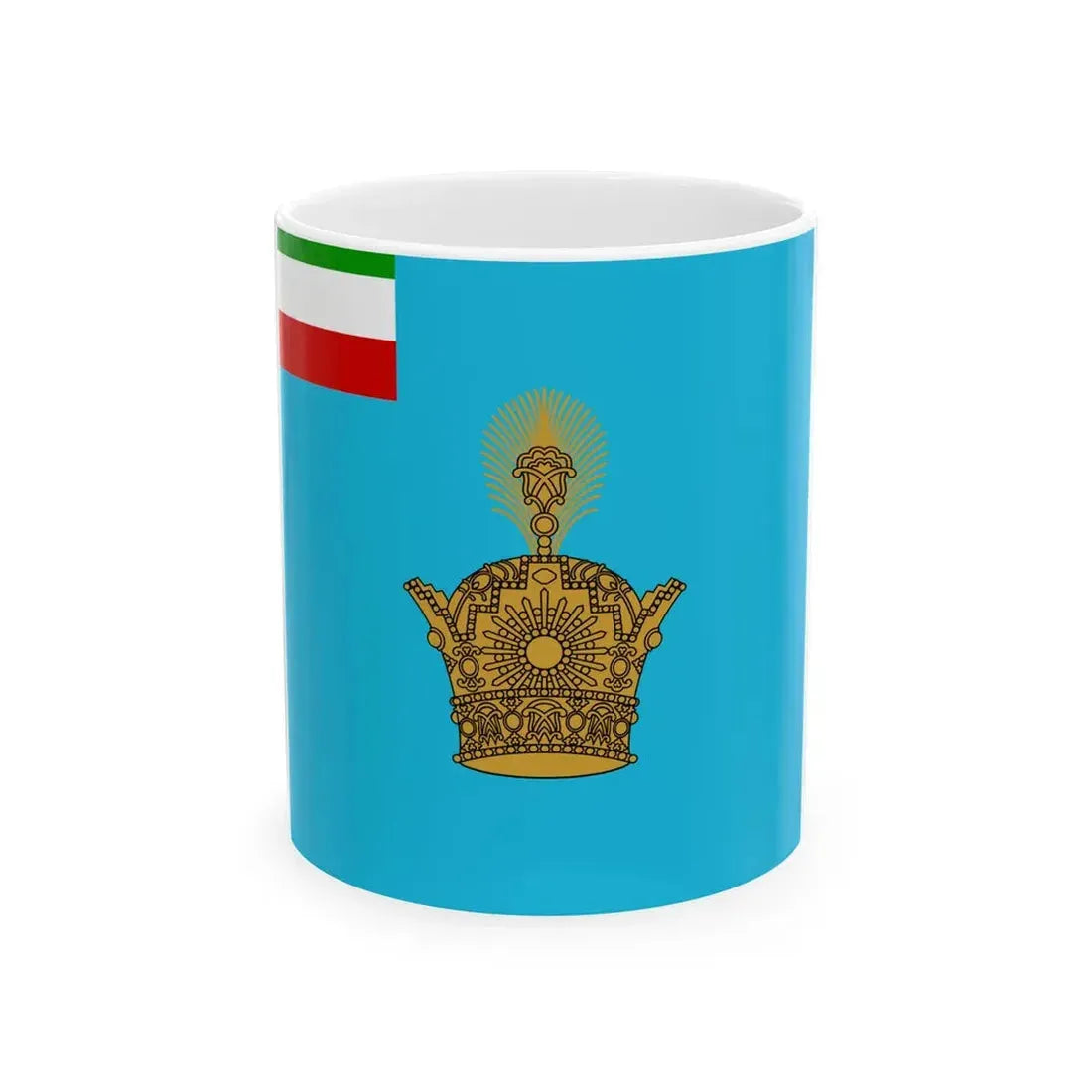 Imperial Standard of the Vali Adh of Iran 1926-1971 (Iran) White Coffee Mug 11oz - Go Mug Yourself