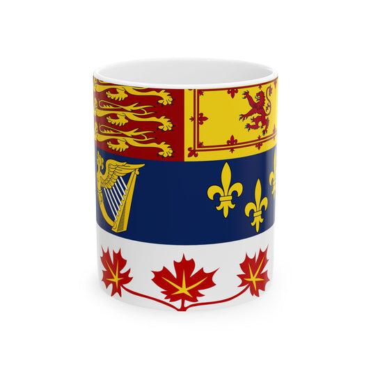 Improved Royal Standard of Canada (Canada) White Coffee Mug-11oz-Go Mug Yourself