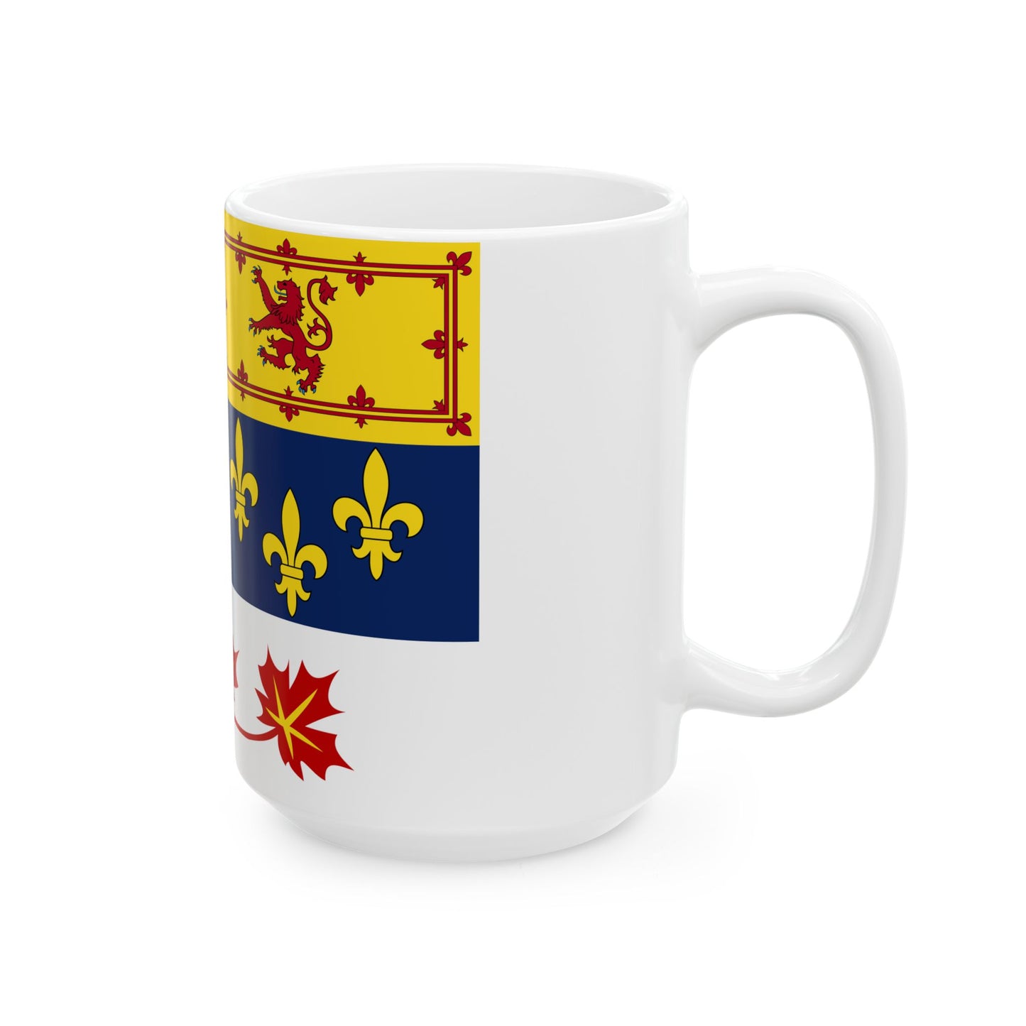 Improved Royal Standard of Canada (Canada) White Coffee Mug-Go Mug Yourself
