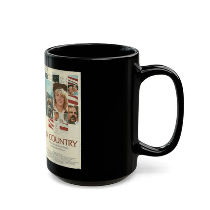 IN COUNTRY BRUCE WILLIS (VHS COVER) - Black Coffee Mug - Go Mug Yourself