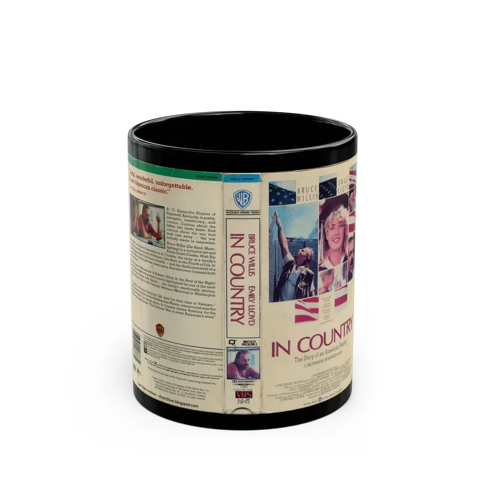 IN COUNTRY (VHS COVER) - Black Coffee Mug 11oz - Go Mug Yourself