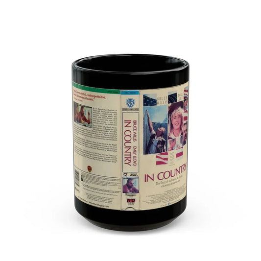 IN COUNTRY (VHS COVER) - Black Coffee Mug 15oz - Go Mug Yourself