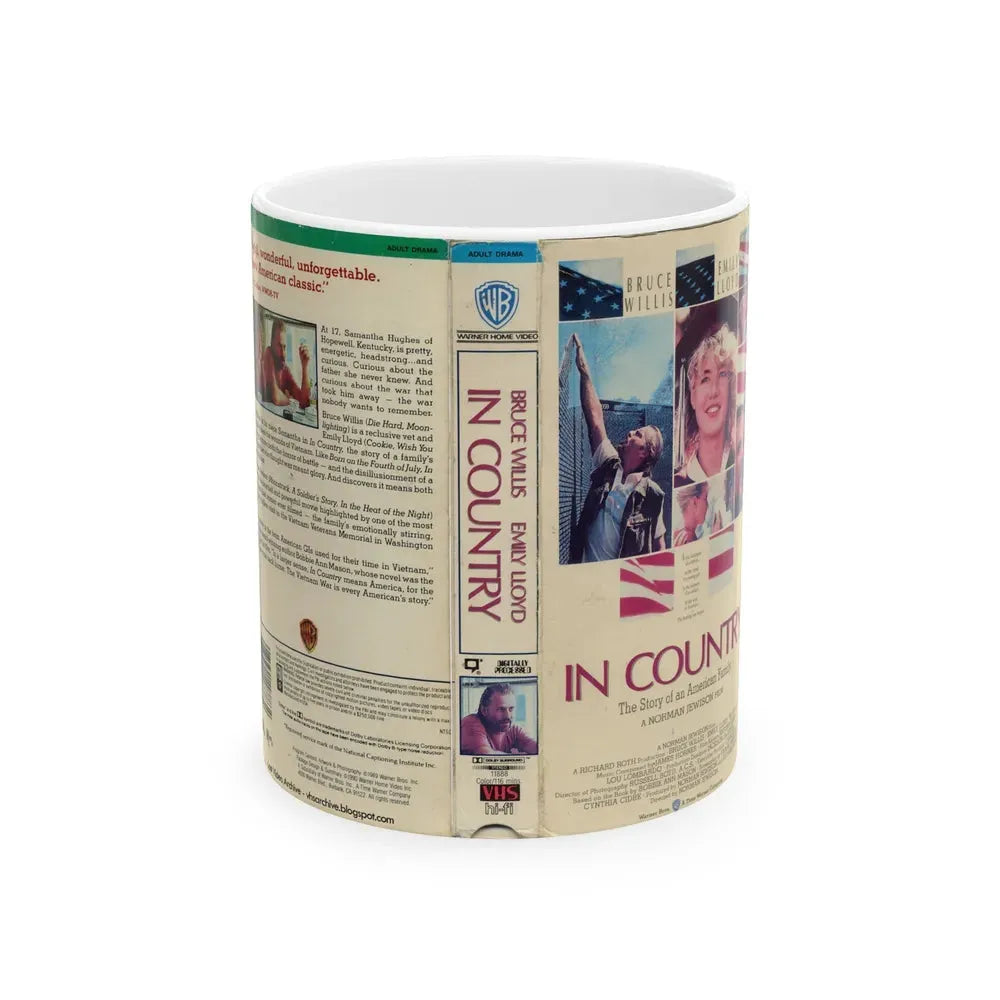 IN COUNTRY (VHS COVER) - White Coffee Mug 11oz - Go Mug Yourself