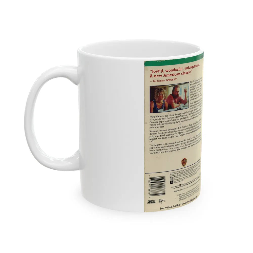 IN COUNTRY (VHS COVER) - White Coffee Mug-Go Mug Yourself