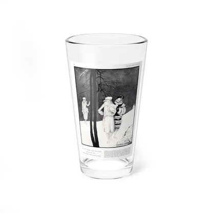 In Gay Mood and Festive ..., Harper's Bazaar, December 1920 - Pint Glass 16oz 16oz - Go Mug Yourself