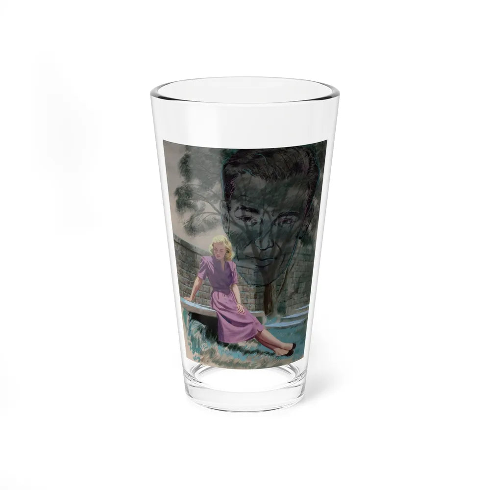 In Her Thoughts, paperback cover - Pint Glass 16oz-16oz-Go Mug Yourself