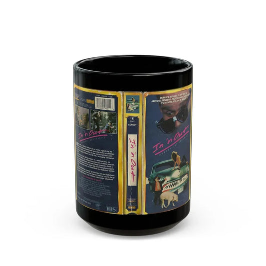 IN N OUT BORDERLINE INSANITY (VHS COVER) - Black Coffee Mug 15oz - Go Mug Yourself