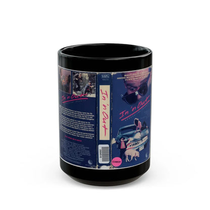 IN N OUT (VHS COVER) - Black Coffee Mug-15oz-Go Mug Yourself