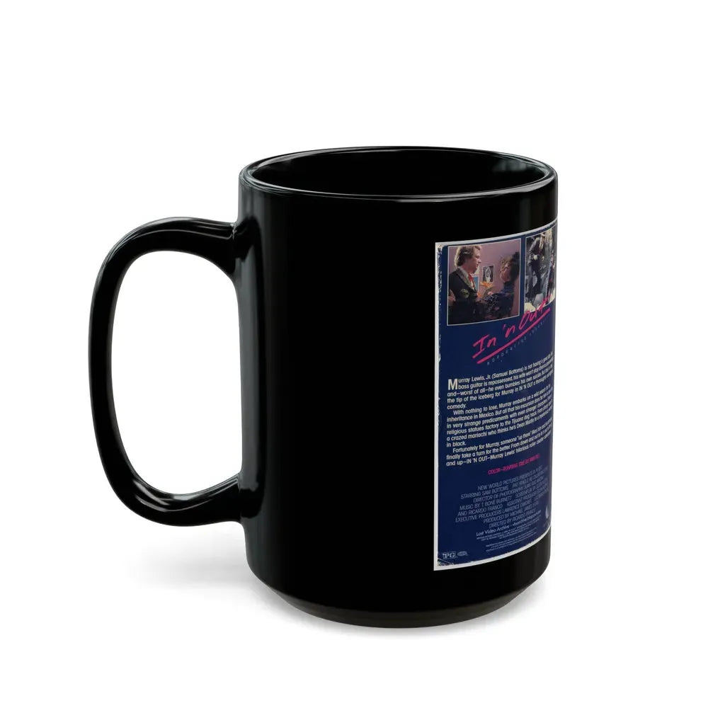 IN N OUT (VHS COVER) - Black Coffee Mug - Go Mug Yourself