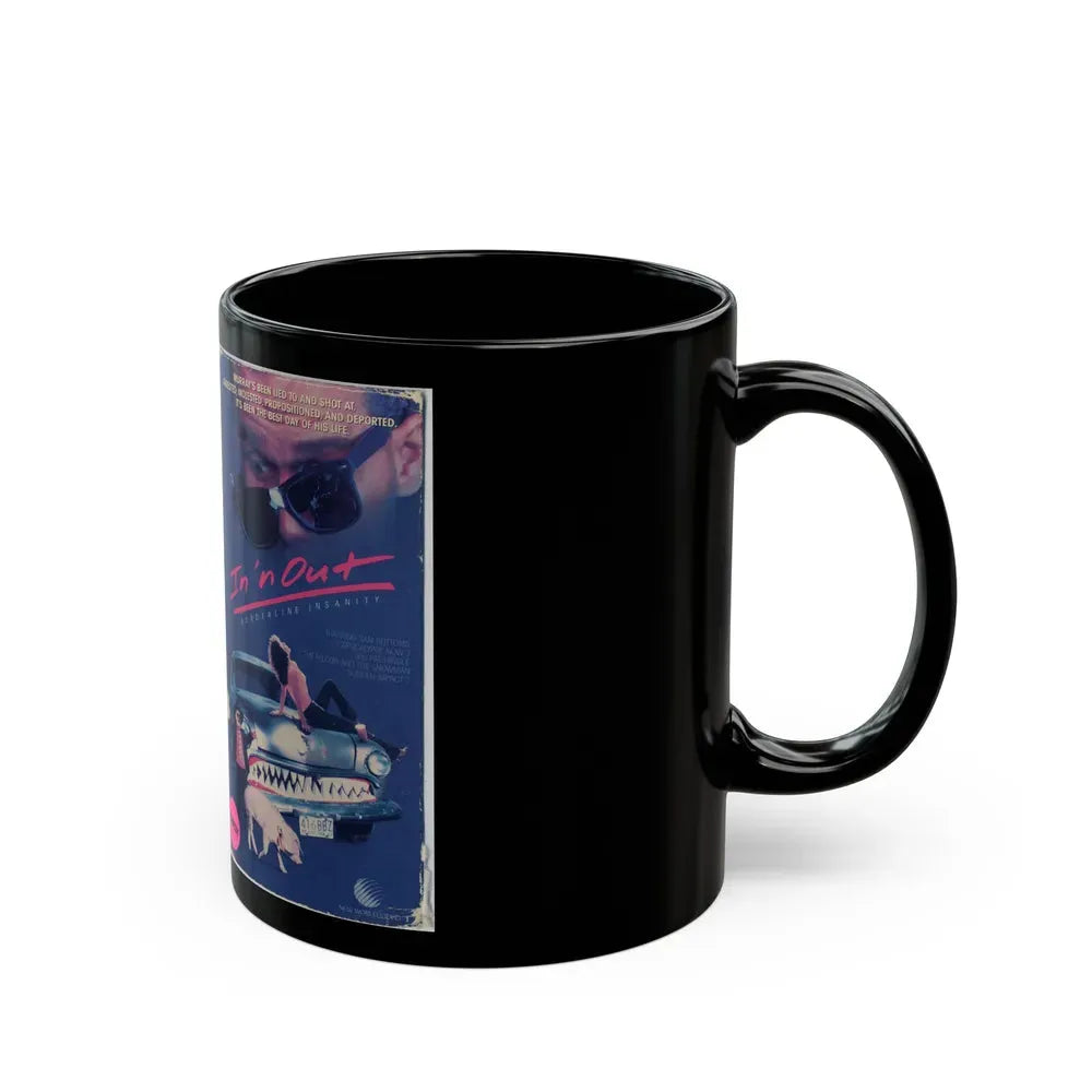 IN N OUT (VHS COVER) - Black Coffee Mug - Go Mug Yourself