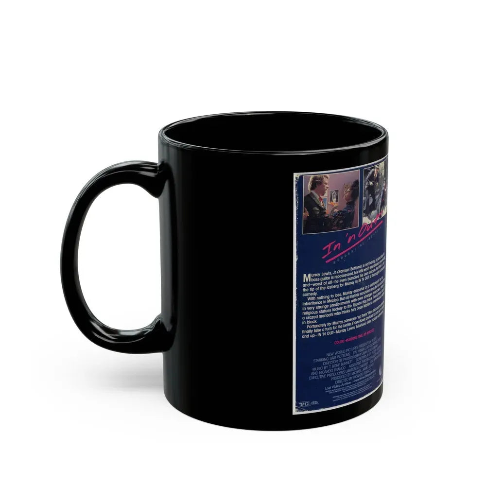 IN N OUT (VHS COVER) - Black Coffee Mug - Go Mug Yourself