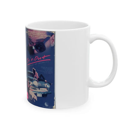 IN N OUT (VHS COVER) - White Coffee Mug-Go Mug Yourself