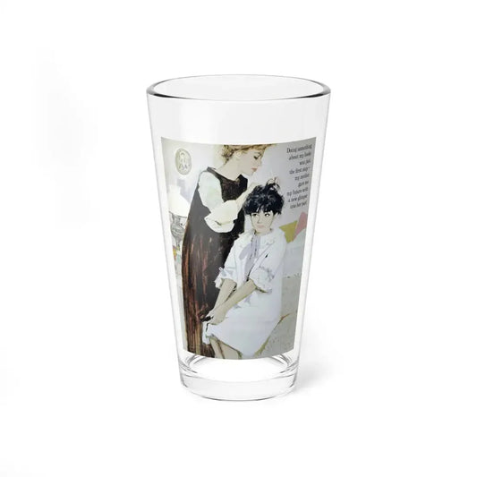 In search of a kiss, Good Housekeeping, June 1963 - Pint Glass 16oz 16oz - Go Mug Yourself