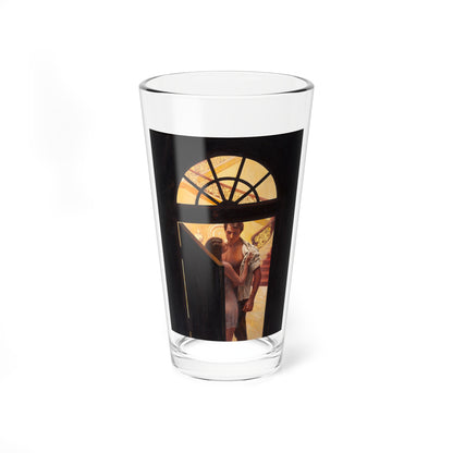 In the Doorway - Pint Glass 16oz-16oz-Go Mug Yourself