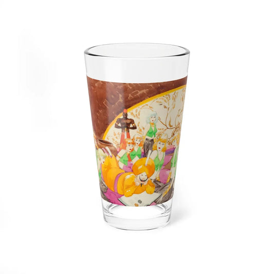 In the Harem, probable magazine interior illustration - Pint Glass 16oz-16oz-Go Mug Yourself