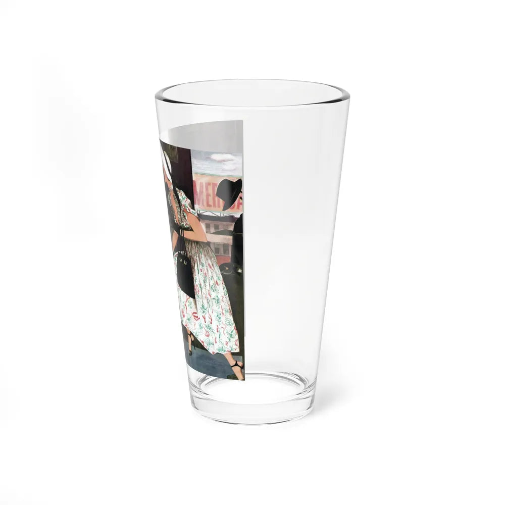 In the Office, Collier's illustration - Pint Glass 16oz-Go Mug Yourself