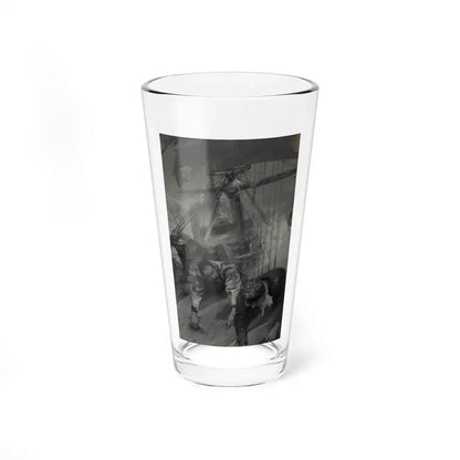 In the Roaring Forties, Collier's Weekly interior illustration, February 24, 1900 - Pint Glass 16oz 16oz - Go Mug Yourself