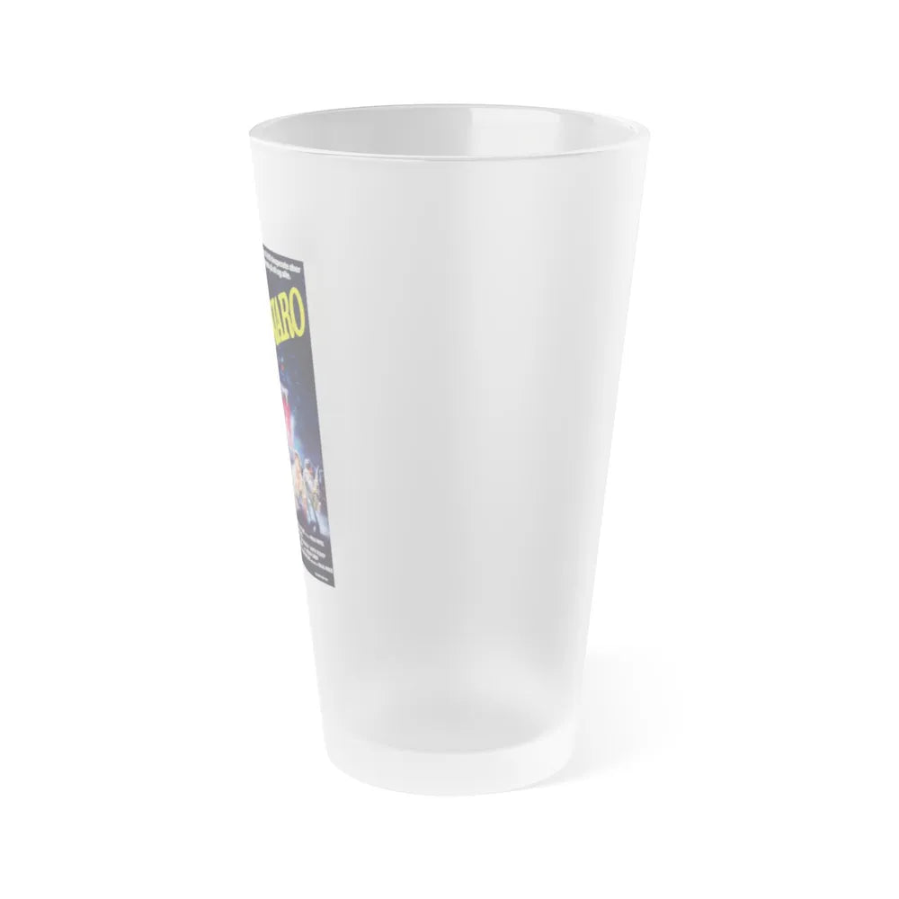 IN THE SHADOW OF KILIMANJARO (DANISH) 1985 Movie Poster - Frosted Pint Glass 16oz-Go Mug Yourself