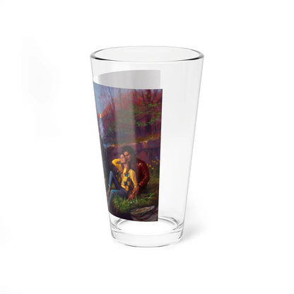 In the Wilderness, paperback cover - Pint Glass 16oz-Go Mug Yourself