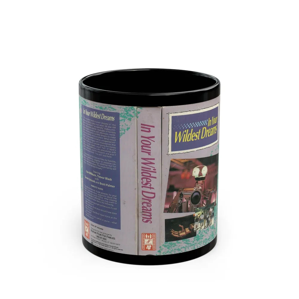 IN YOUR WILDEST DREAMS (VHS COVER) - Black Coffee Mug-11oz-Go Mug Yourself