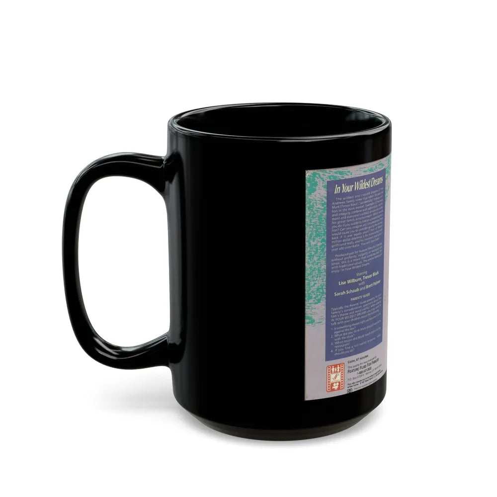 IN YOUR WILDEST DREAMS (VHS COVER) - Black Coffee Mug-Go Mug Yourself