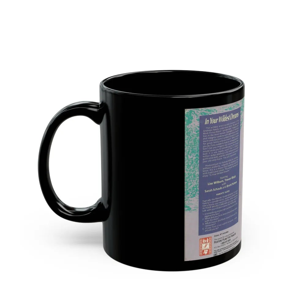 IN YOUR WILDEST DREAMS (VHS COVER) - Black Coffee Mug-Go Mug Yourself