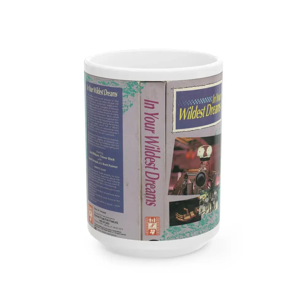 IN YOUR WILDEST DREAMS (VHS COVER) - White Coffee Mug 15oz - Go Mug Yourself