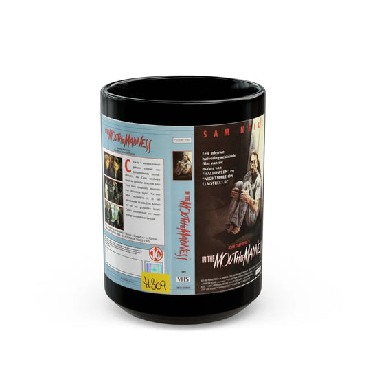 IN0THE MOUTH OF MADNESS (VHS COVER) - Black Coffee Mug-15oz-Go Mug Yourself