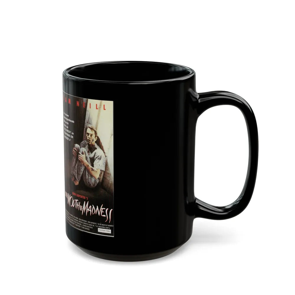 IN0THE MOUTH OF MADNESS (VHS COVER) - Black Coffee Mug-Go Mug Yourself