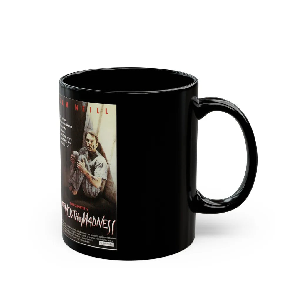 IN0THE MOUTH OF MADNESS (VHS COVER) - Black Coffee Mug-Go Mug Yourself