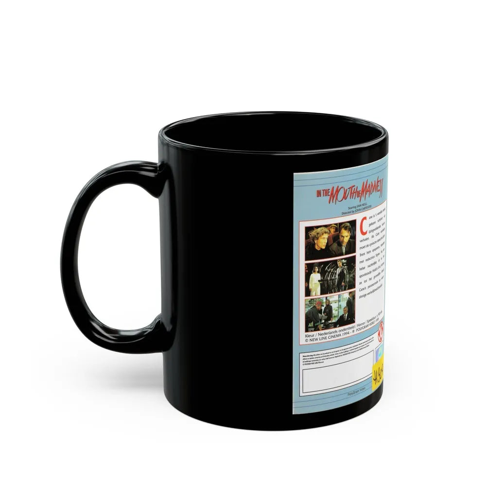 IN0THE MOUTH OF MADNESS (VHS COVER) - Black Coffee Mug-Go Mug Yourself