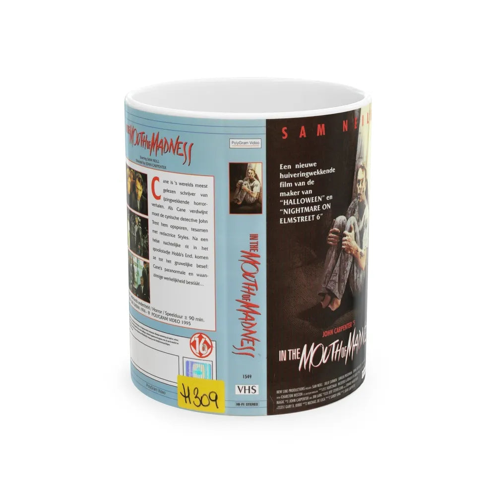 IN0THE MOUTH OF MADNESS (VHS COVER) - White Coffee Mug-11oz-Go Mug Yourself