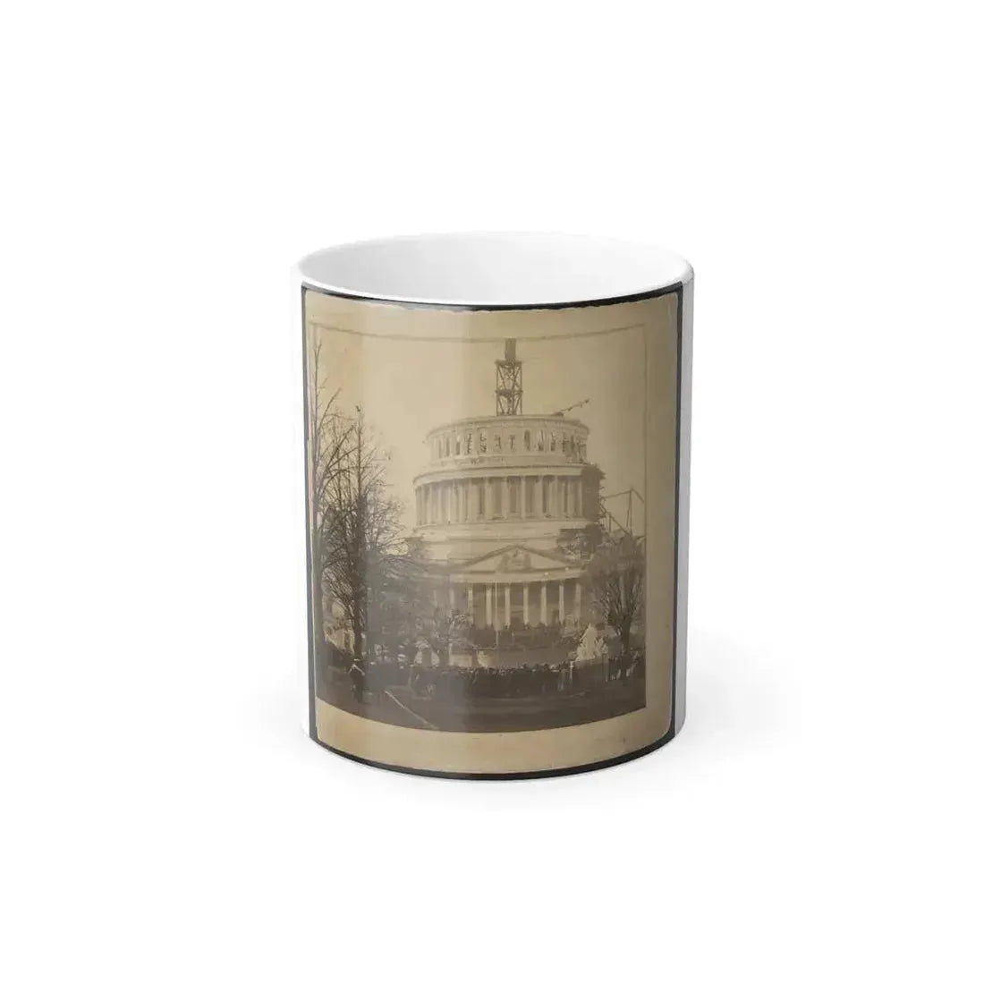 Inauguration of Abraham Lincoln at the U.S. Capitol, 1861 (U.S. Civil War) Color Changing Coffee Mug 11oz Default Title 11oz - Go Mug Yourself