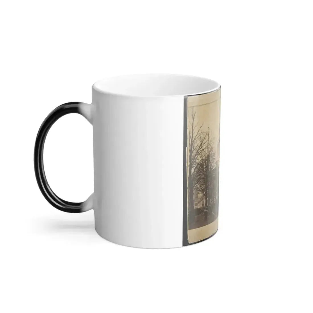 Inauguration of Abraham Lincoln at the U.S. Capitol, 1861 (U.S. Civil War) Color Changing Coffee Mug 11oz - Go Mug Yourself