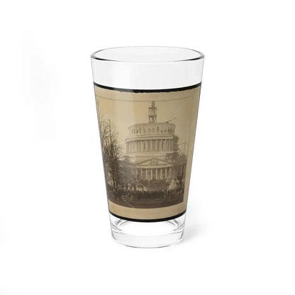 Inauguration Of Abraham Lincoln At The U.S. Capitol, 1861 (U.S. Civil War) Pint Glass 16oz 16oz - Go Mug Yourself