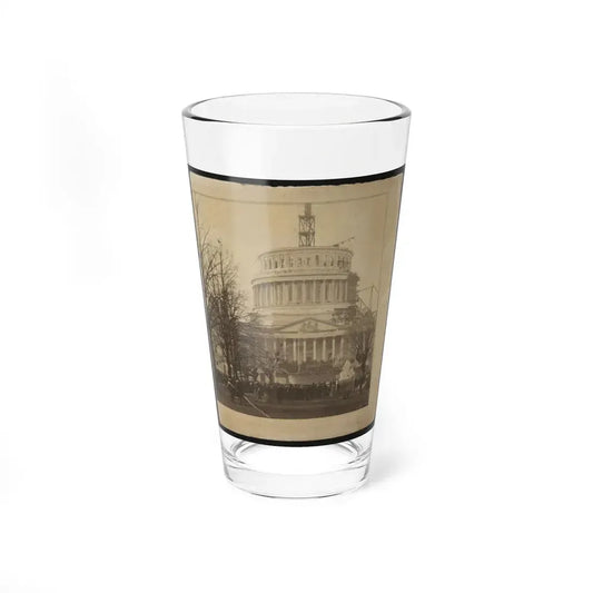 Inauguration Of Abraham Lincoln At The U.S. Capitol, 1861 (U.S. Civil War) Pint Glass 16oz 16oz - Go Mug Yourself
