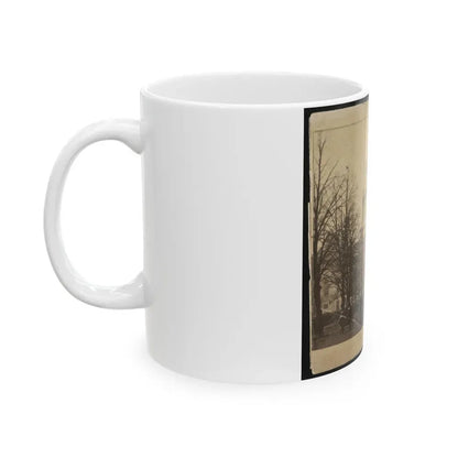 Inauguration Of Abraham Lincoln At The U.S. Capitol, 1861 (U.S. Civil War) White Coffee Mug - Go Mug Yourself