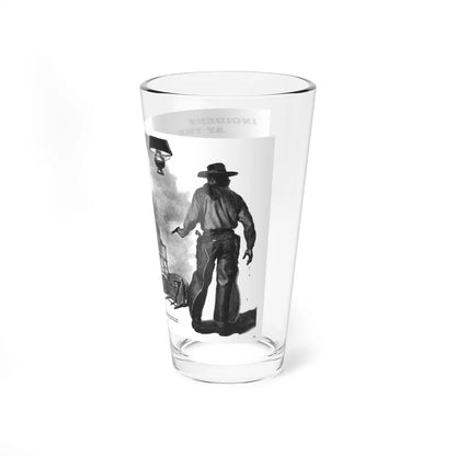 Incident at the Jawbone, Male magazine, February 1957 - Pint Glass 16oz-Go Mug Yourself