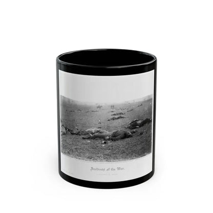 Incidents Of The War. A Harvest Of Death, Gettysburg, July, 1863 (U.S. Civil War) Black Coffee Mug 11oz - Go Mug Yourself