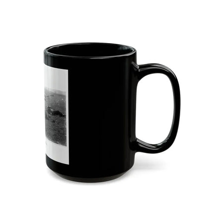 Incidents Of The War. A Harvest Of Death, Gettysburg, July, 1863 (U.S. Civil War) Black Coffee Mug - Go Mug Yourself