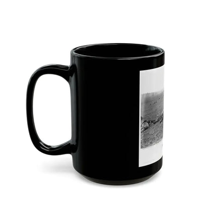 Incidents Of The War. A Harvest Of Death, Gettysburg, July, 1863 (U.S. Civil War) Black Coffee Mug - Go Mug Yourself