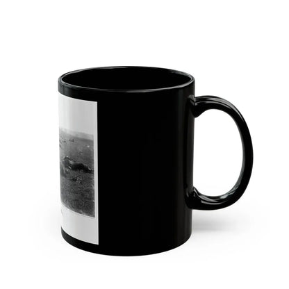 Incidents Of The War. A Harvest Of Death, Gettysburg, July, 1863 (U.S. Civil War) Black Coffee Mug - Go Mug Yourself