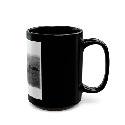 Incidents Of The War. A Harvest Of Death, Gettysburg, July, 1863 (U.S. Civil War) Black Coffee Mug-Go Mug Yourself